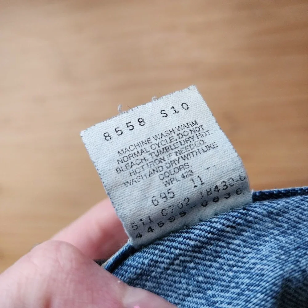 LEVIS‎ VINTAGE Silver Tab Baggys 90's denim Made in USA size 34x30